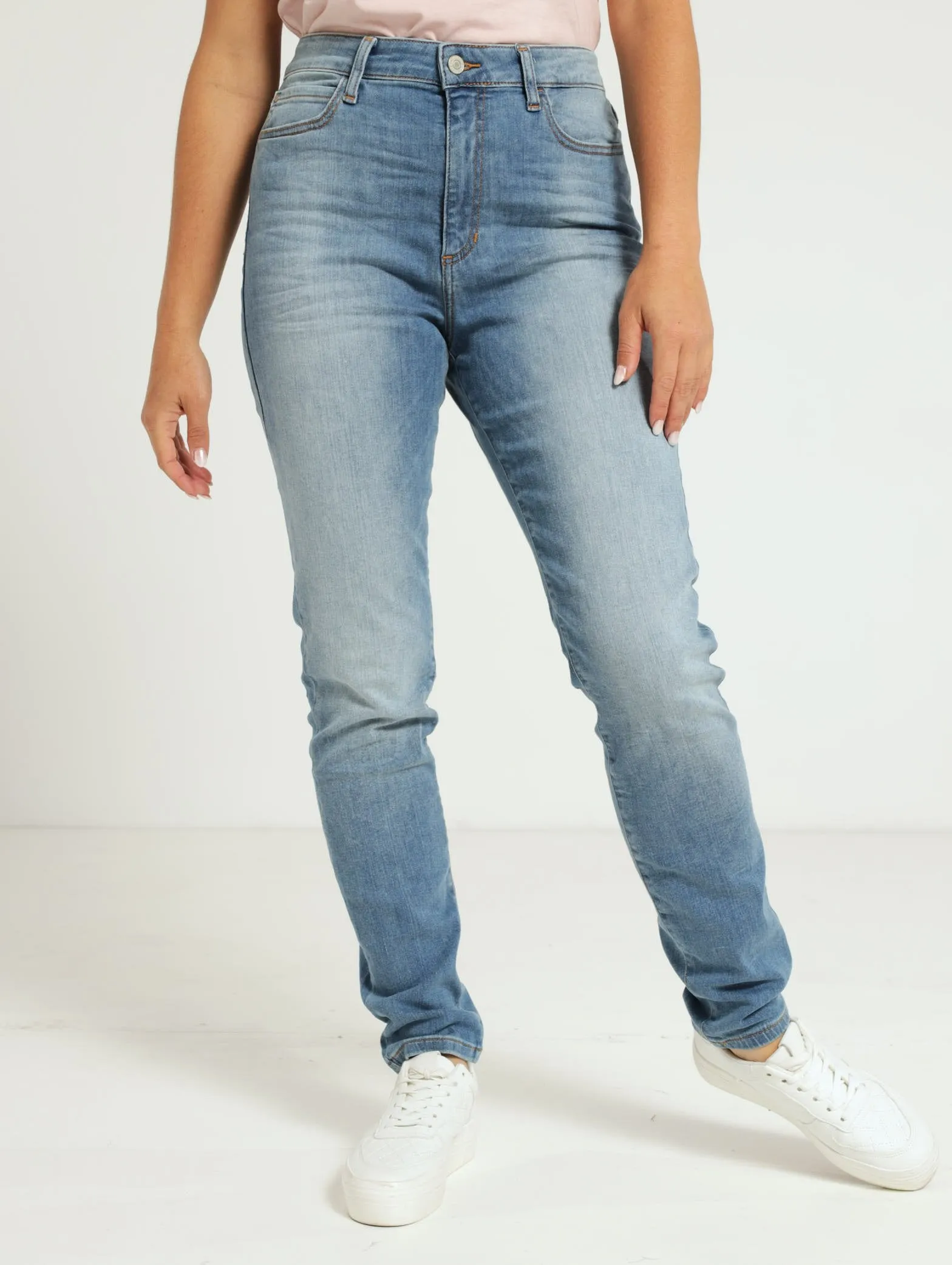 1981 High Rise Skinny Jean - Light Blue