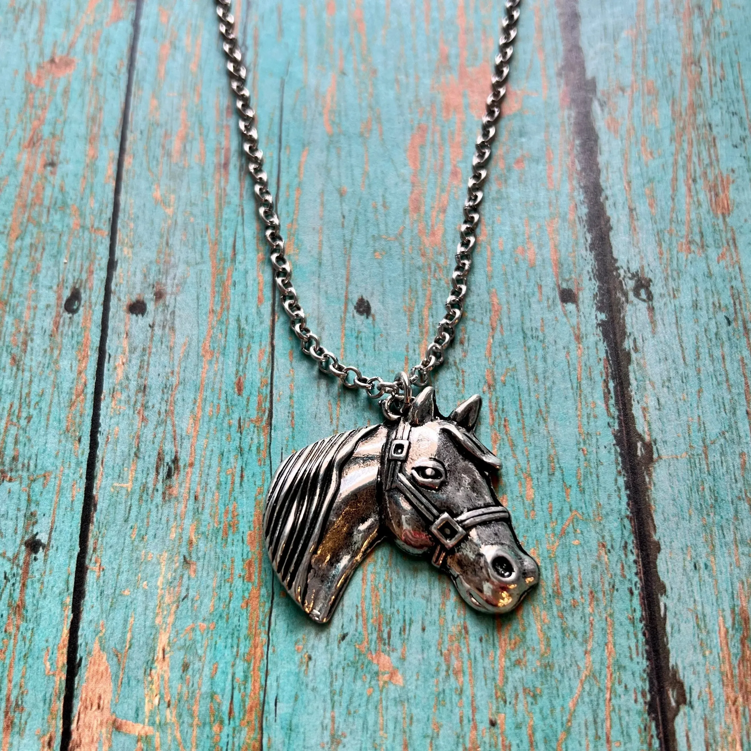 A Girl Who Loves Horses Necklace