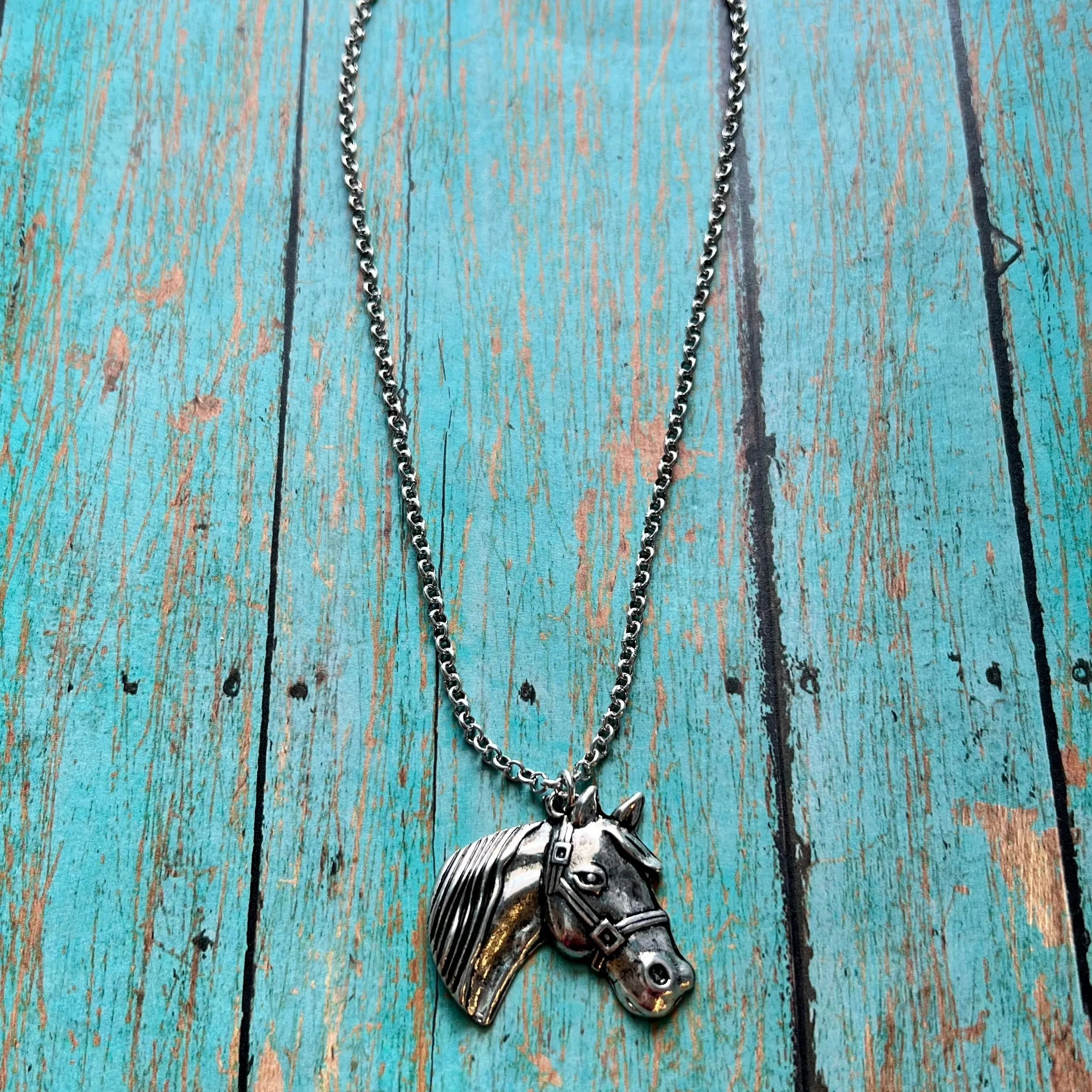 A Girl Who Loves Horses Necklace