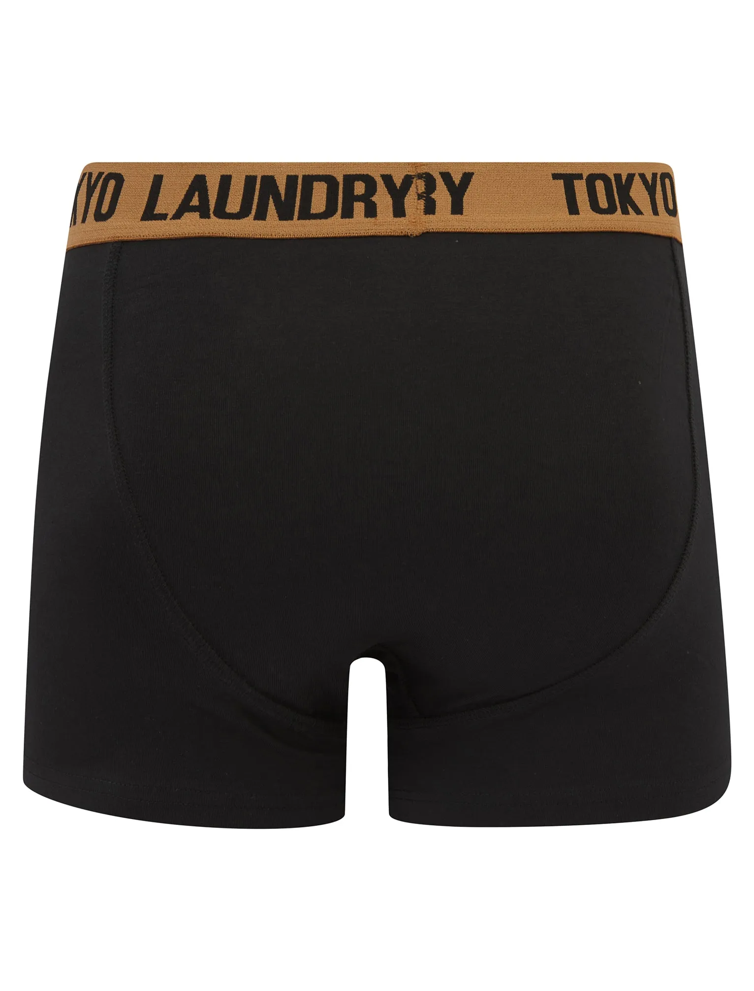 Abbots 2 (2 Pack) Boxer Shorts Set in Thrush Brown / Forget Me Not Blue - Tokyo Laundry