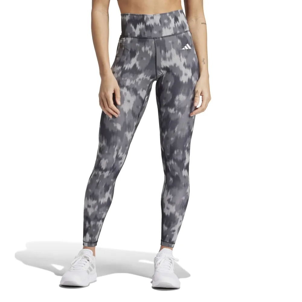 adidas Optime Essentials Allover Print Flower Tie-Dye Women's Leggings