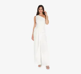 Adrianna Papell AP1E208965 One Shoulder Jumpsuit