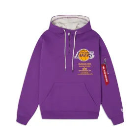 Alpha Industries X Los Angeles Lakers Zipper Hoodie