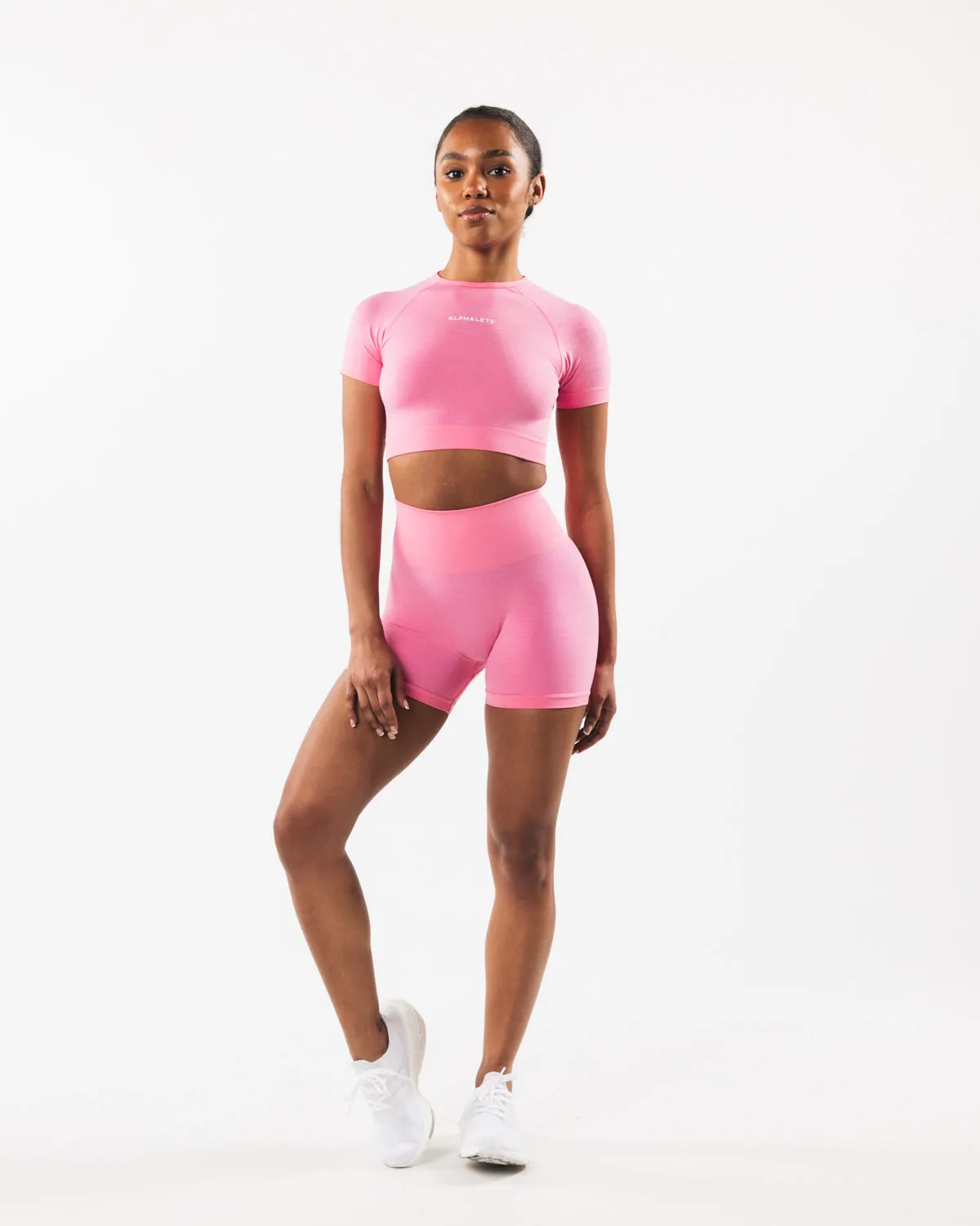 Amplify SS Crop - Cotton Candy