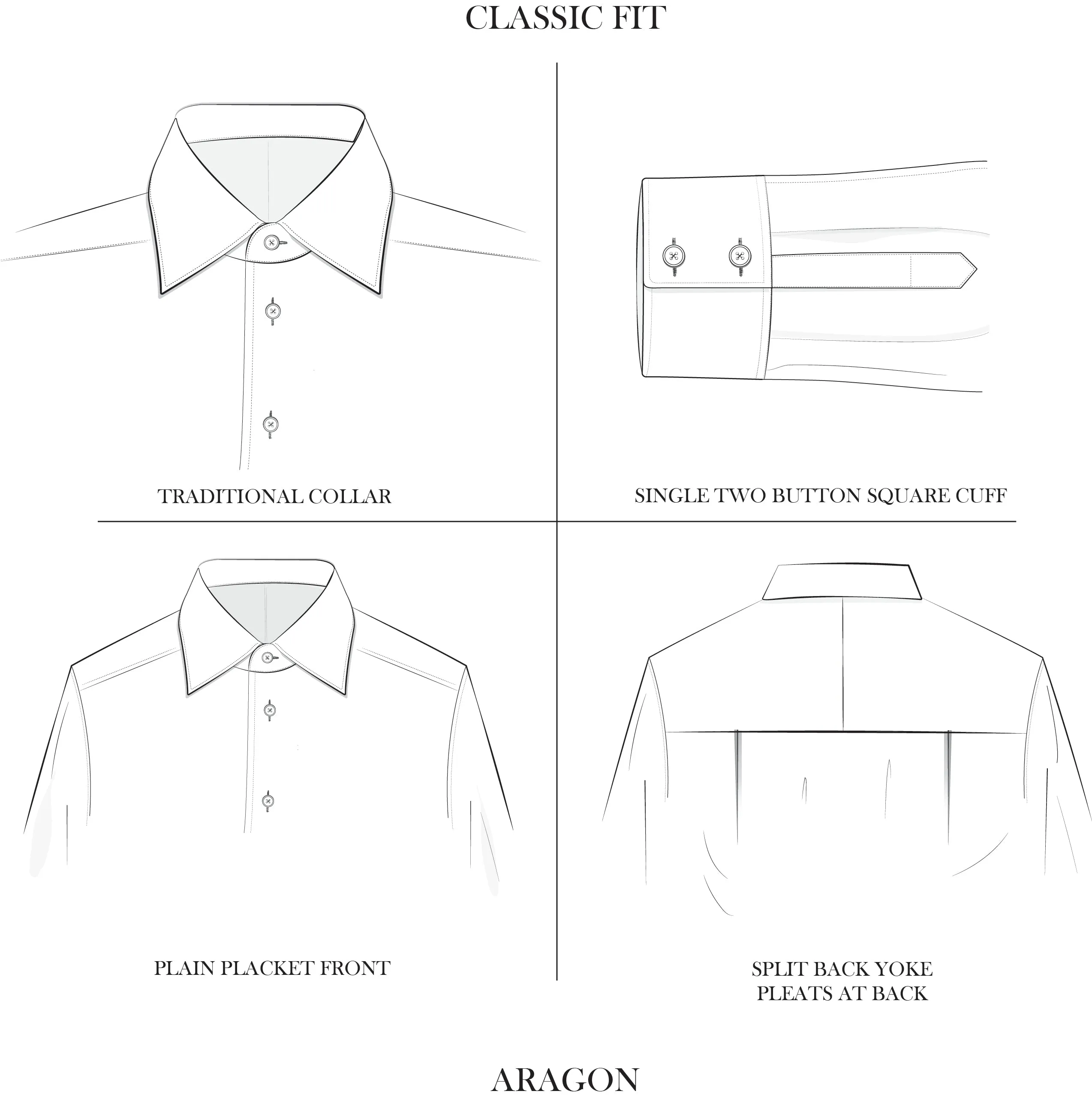 Aragon White Linen Shirt