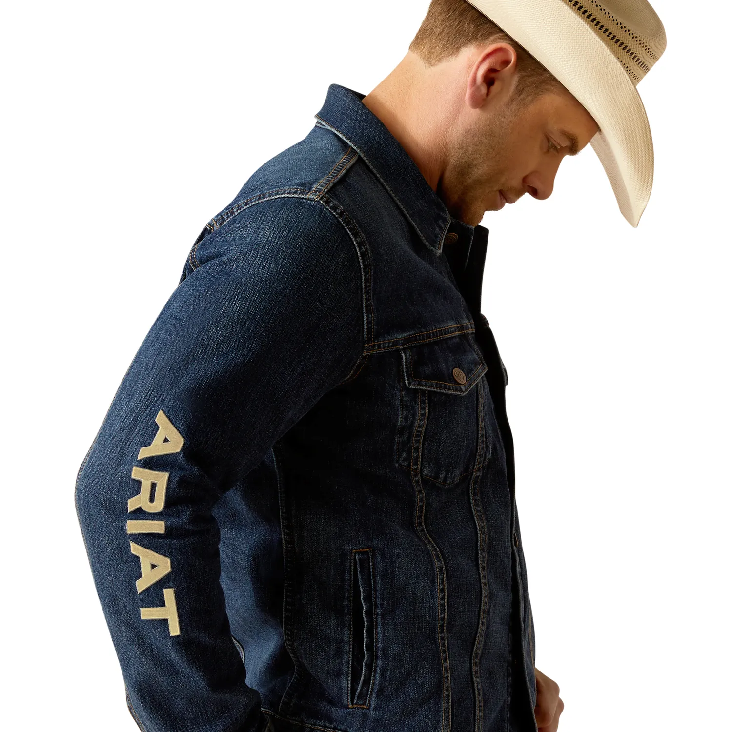 Ariat Mens Denim Team Trucker Jacket - Richford