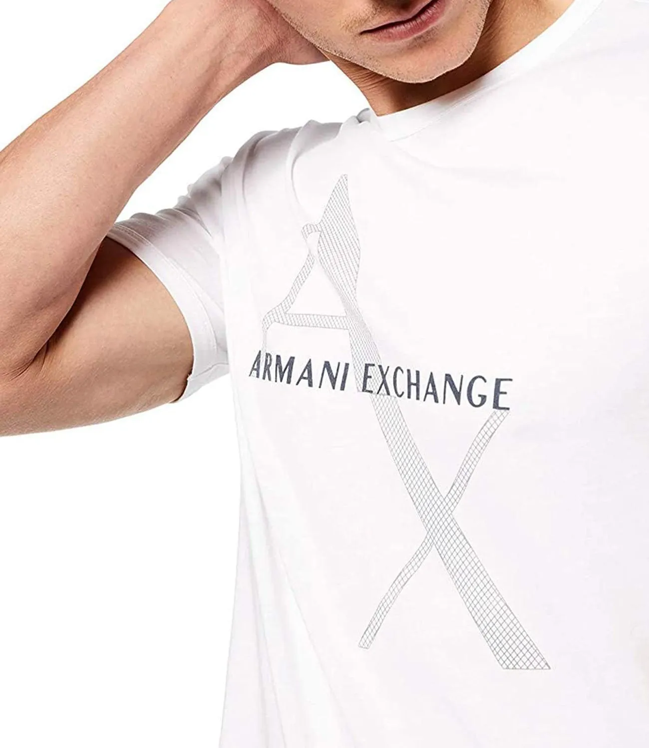 Armani Exchange T-shirt Uomo Mod. 8NZT76 Z8H4Z 1200 white