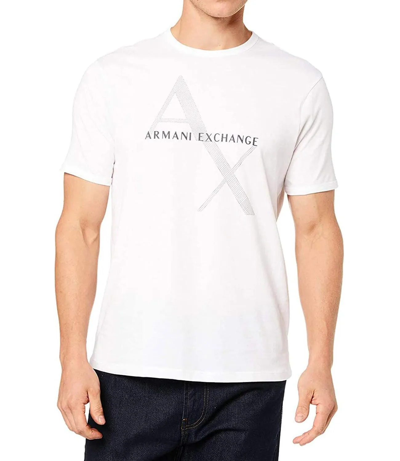 Armani Exchange T-shirt Uomo Mod. 8NZT76 Z8H4Z 1200 white