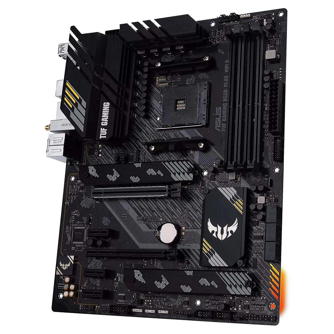 ASUS B550 TUF Gaming B550-PLUS WIFI II ATX Motherboard with PCIe 4.0 and Thunderbolt 3 Header