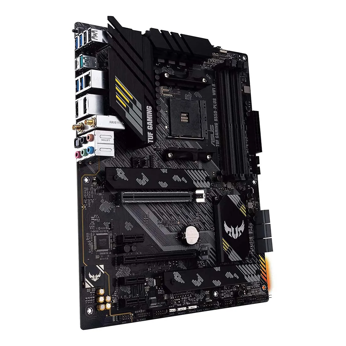 ASUS B550 TUF Gaming B550-PLUS WIFI II ATX Motherboard with PCIe 4.0 and Thunderbolt 3 Header