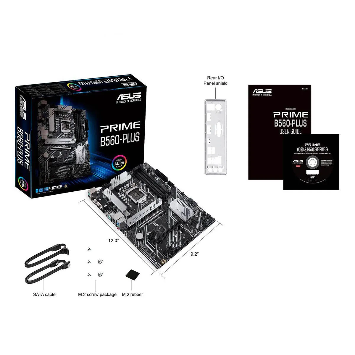 ASUS Prime B560-Plus ATX LGA 1200 Motherboard with Thunderbolt 4 and PCIe 4.0 Support