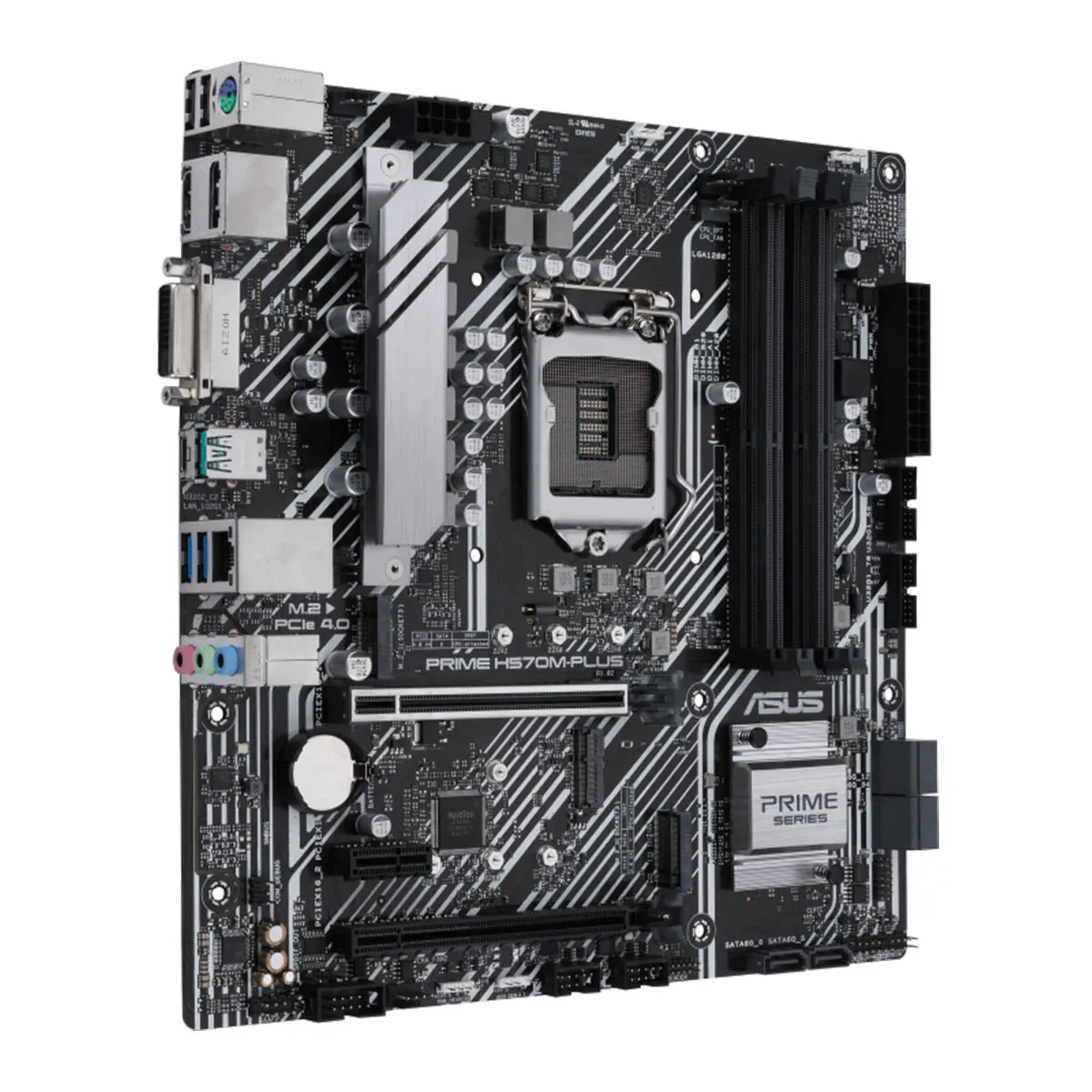 ASUS Prime H570M-Plus mATX LGA 1200 Motherboard with Thunderbolt 4 and PCIe 4.0 Support