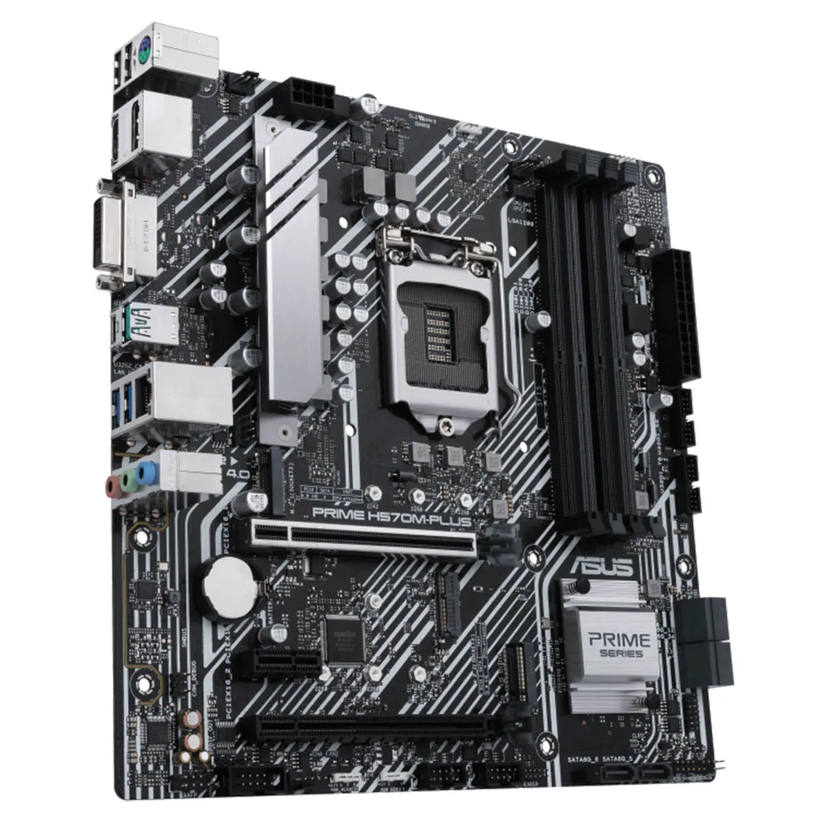 ASUS Prime H570M-Plus mATX LGA 1200 Motherboard with Thunderbolt 4 and PCIe 4.0 Support