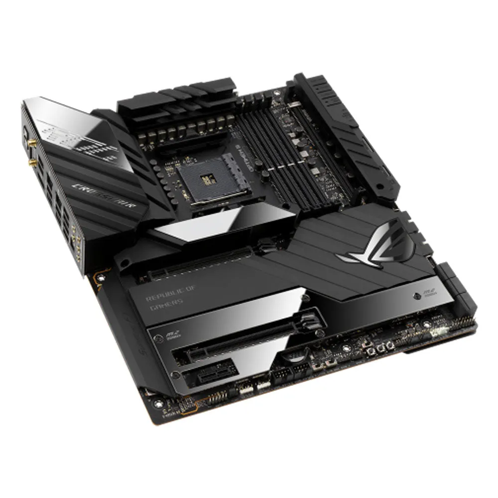 ASUS ROG CROSSHAIR VIII Extreme E-ATX AMD AM4 Gaming WIFI Motherboard with Thunderbolt 4 and PCIe 4.0