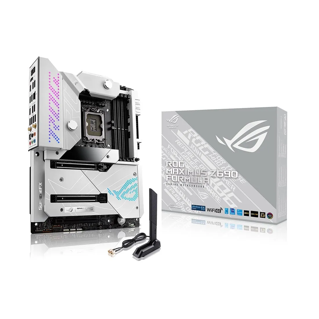 ASUS ROG MAXIMUS Z690 Formula WIFI Intel Z690 LGA 1700 ATX Motherboard with PCIe 5.0 WIFI 6E and Dual Thunderbolt 4