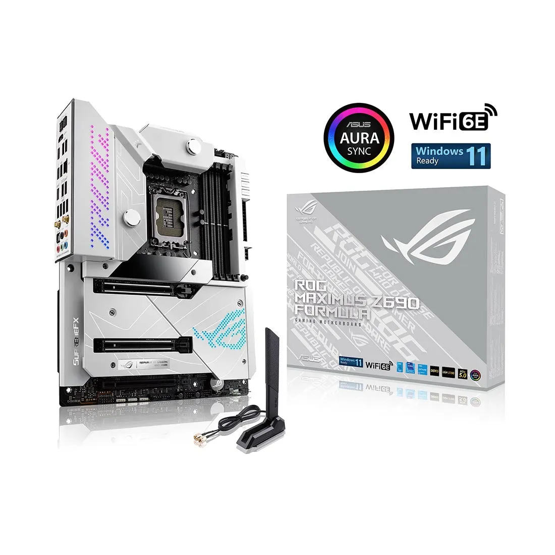 ASUS ROG MAXIMUS Z690 Formula WIFI Intel Z690 LGA 1700 ATX Motherboard with PCIe 5.0 WIFI 6E and Dual Thunderbolt 4