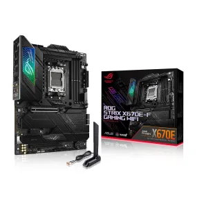 ASUS ROG STRIX X670E-F GAMING WIFI AMD Socket AM5 ATX Motherboard