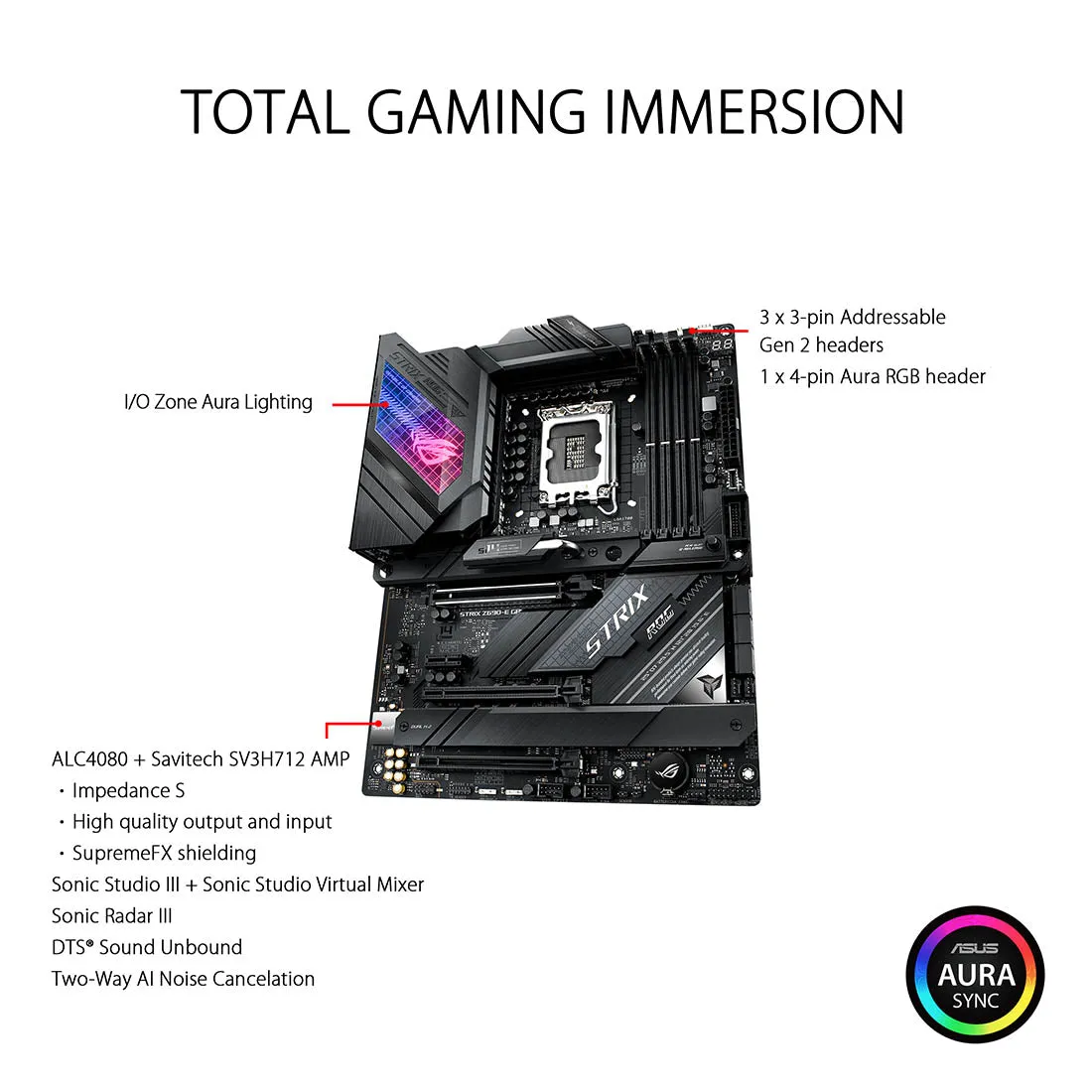 ASUS Z690 ROG STRIX Z690-E GAMING WIFI Intel Z690 LGA 1700 ATX Motherboard with PCIe 5.0 WIFI 6E and Five M.2 Slots