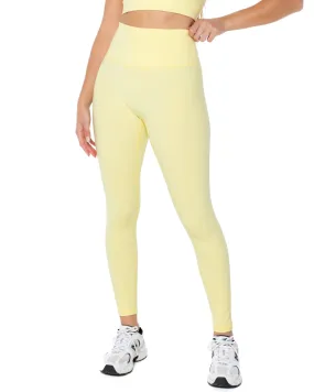 Aura Scrunch Leggings - Soft Yellow