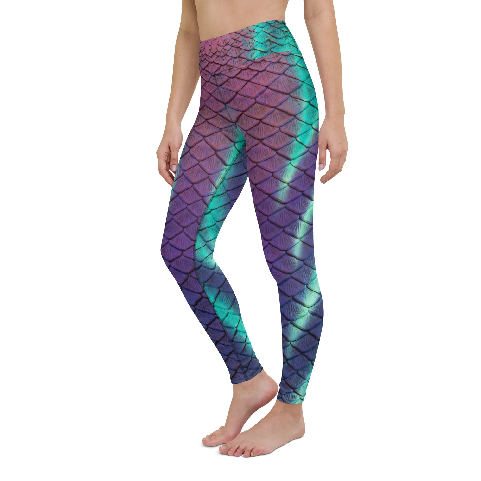 Aurora Borealis High Waisted Leggings