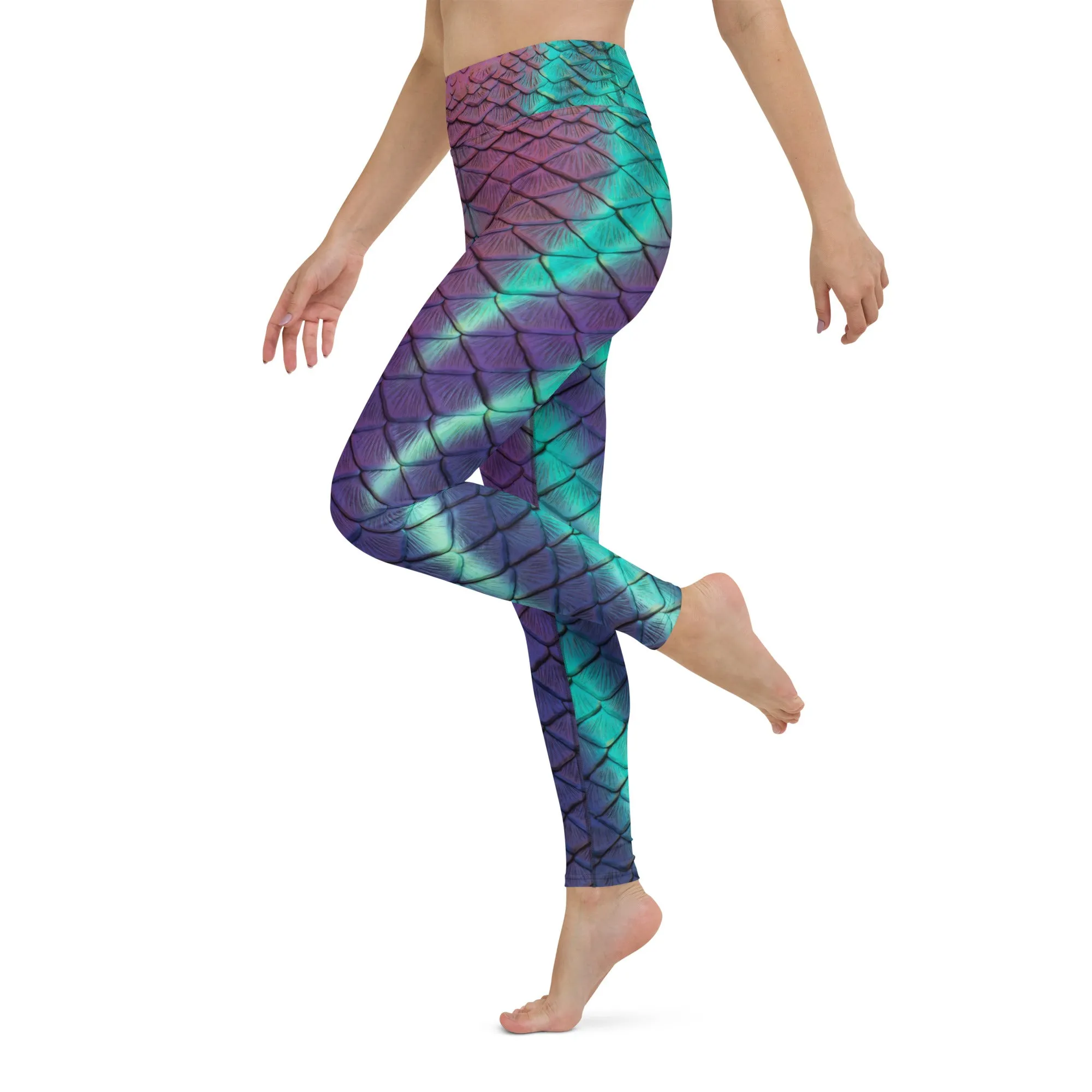 Aurora Borealis High Waisted Leggings