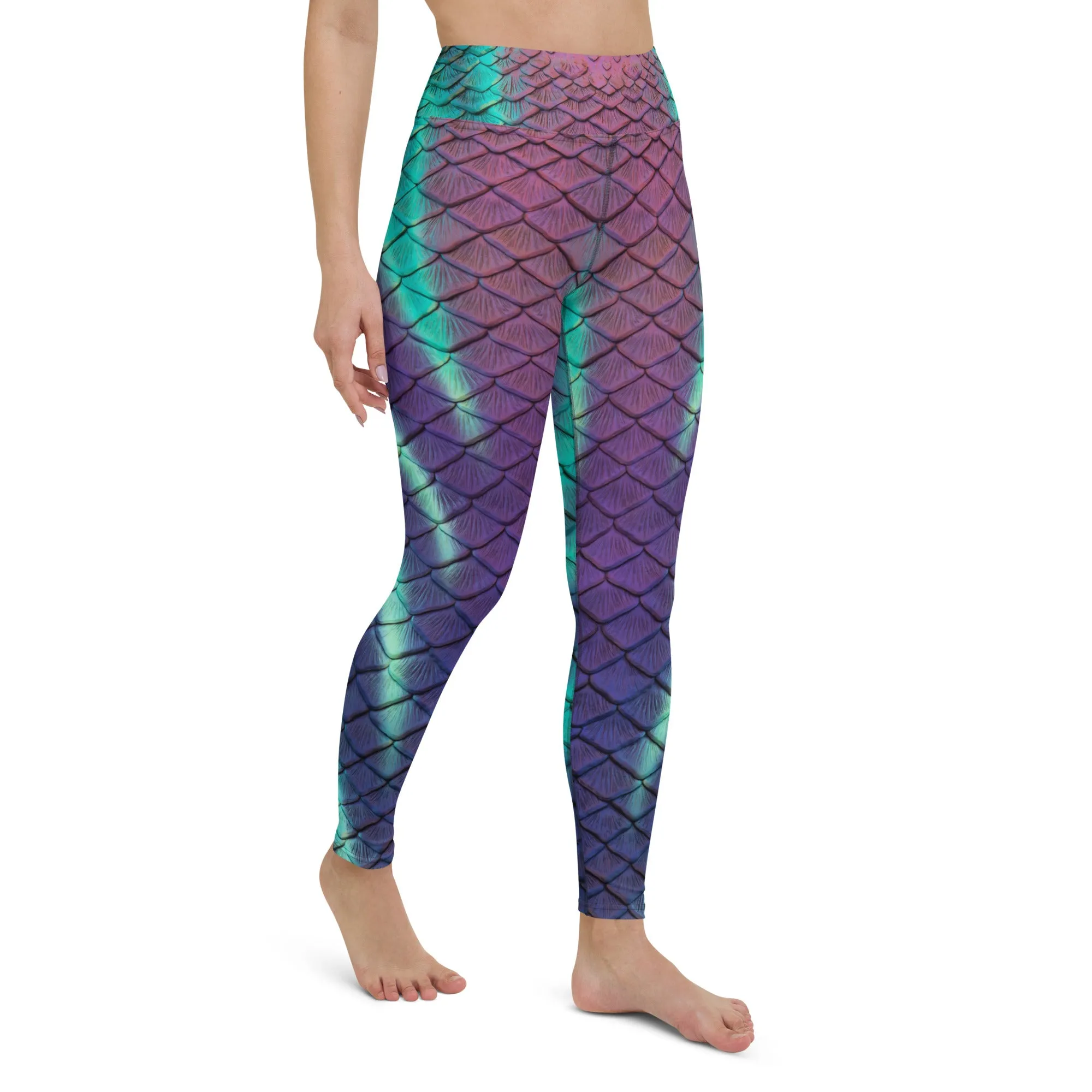 Aurora Borealis High Waisted Leggings