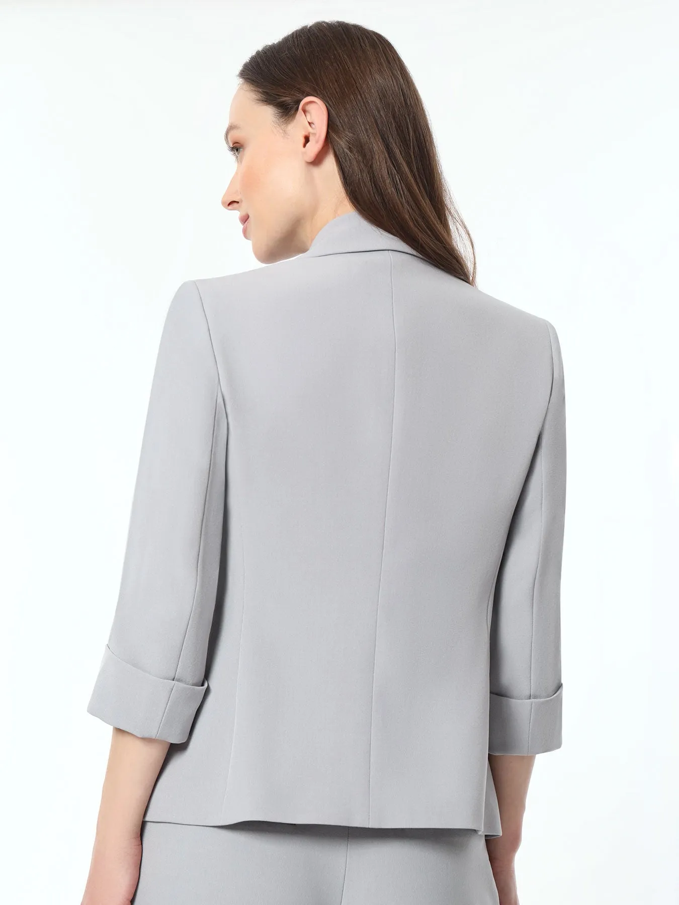 Ava Jacket, Iconic Stretch Crepe