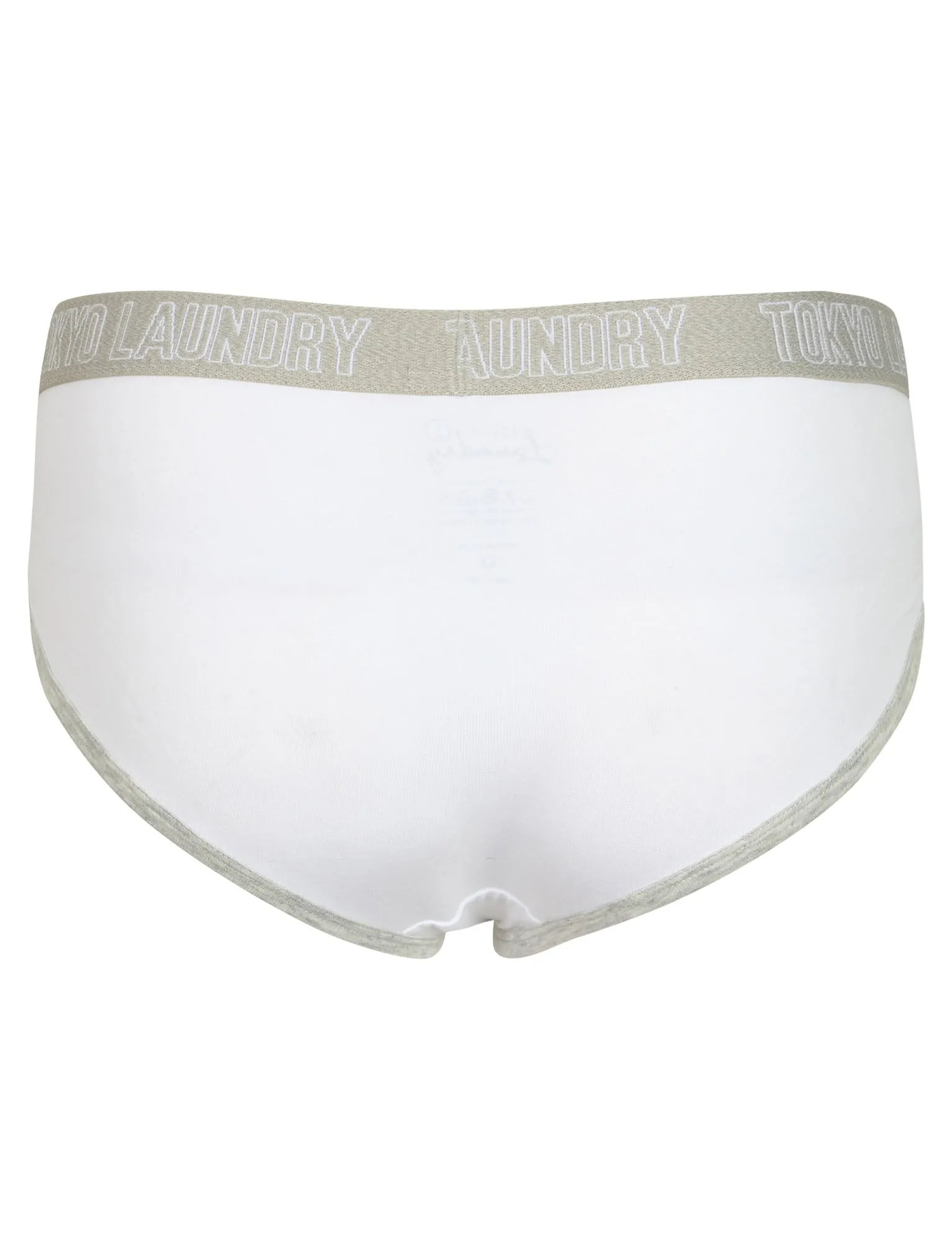 Ava Sports Bra and Briefs Set in Optic White - Tokyo Laundry