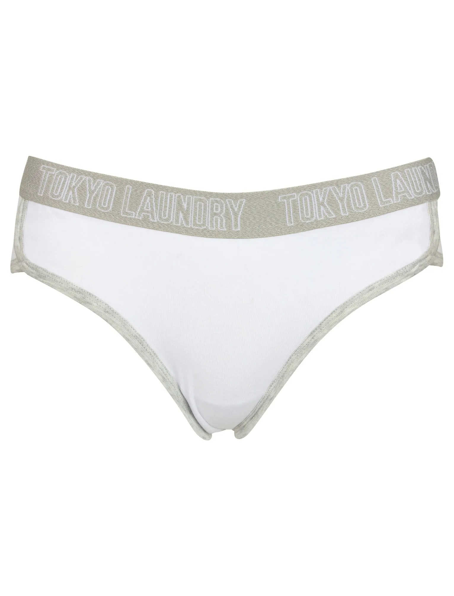 Ava Sports Bra and Briefs Set in Optic White - Tokyo Laundry