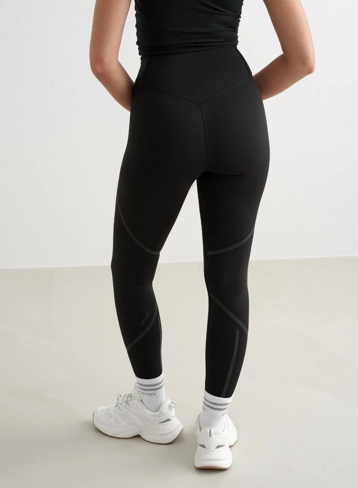 Black Reflective Warming Tights