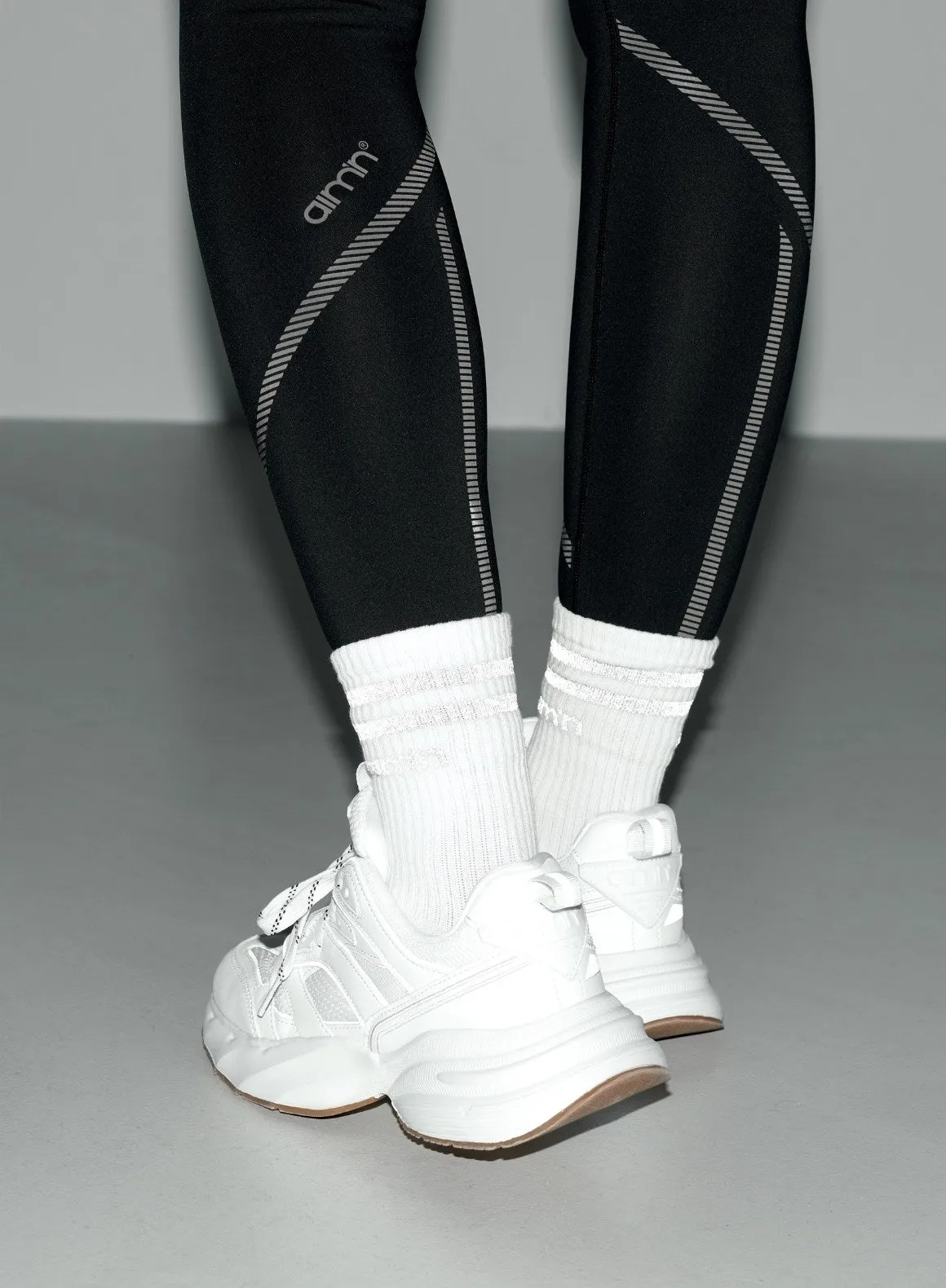 Black Reflective Warming Tights