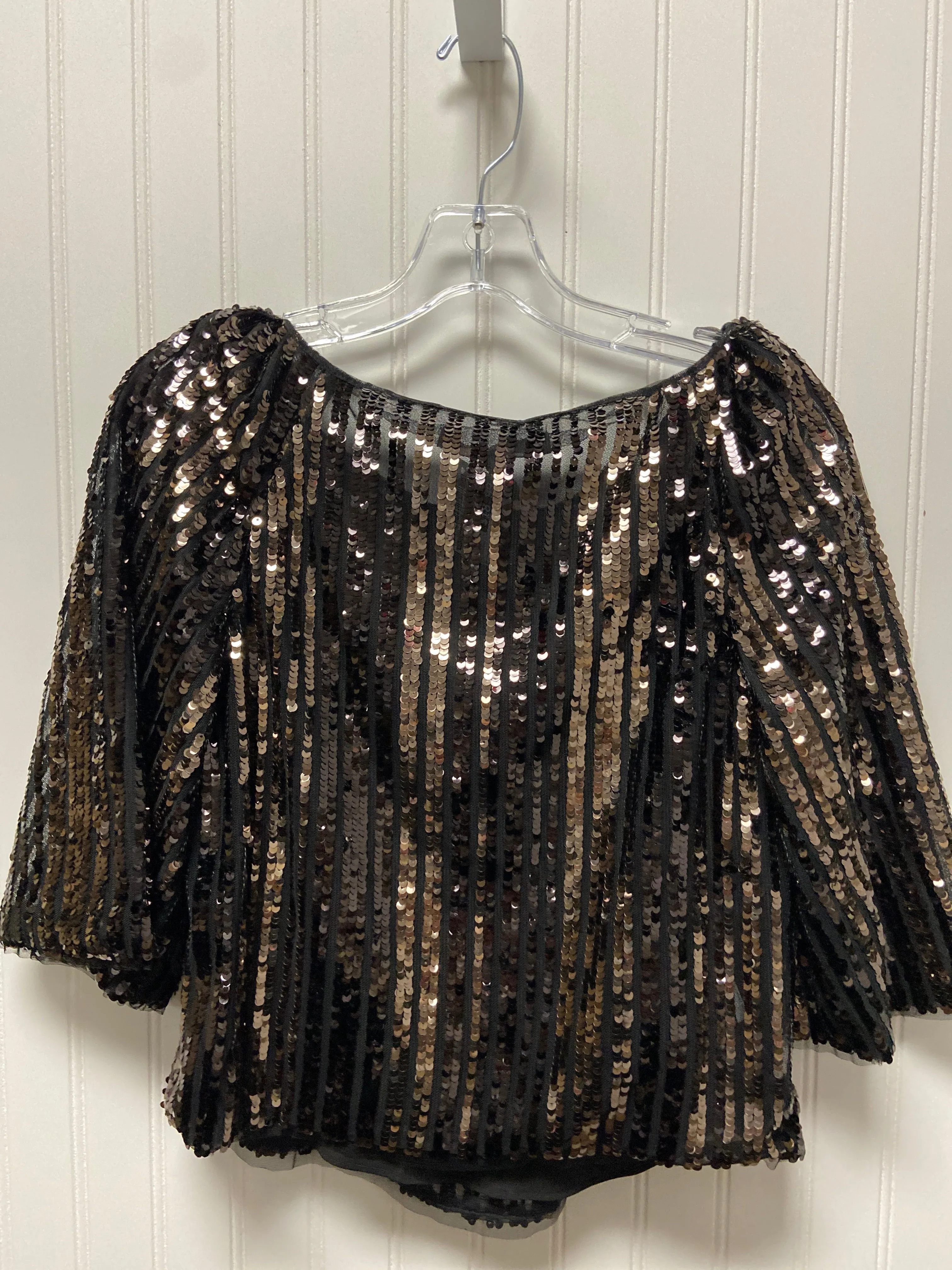 Black Top Long Sleeve Bcbgmaxazria, Size Xs