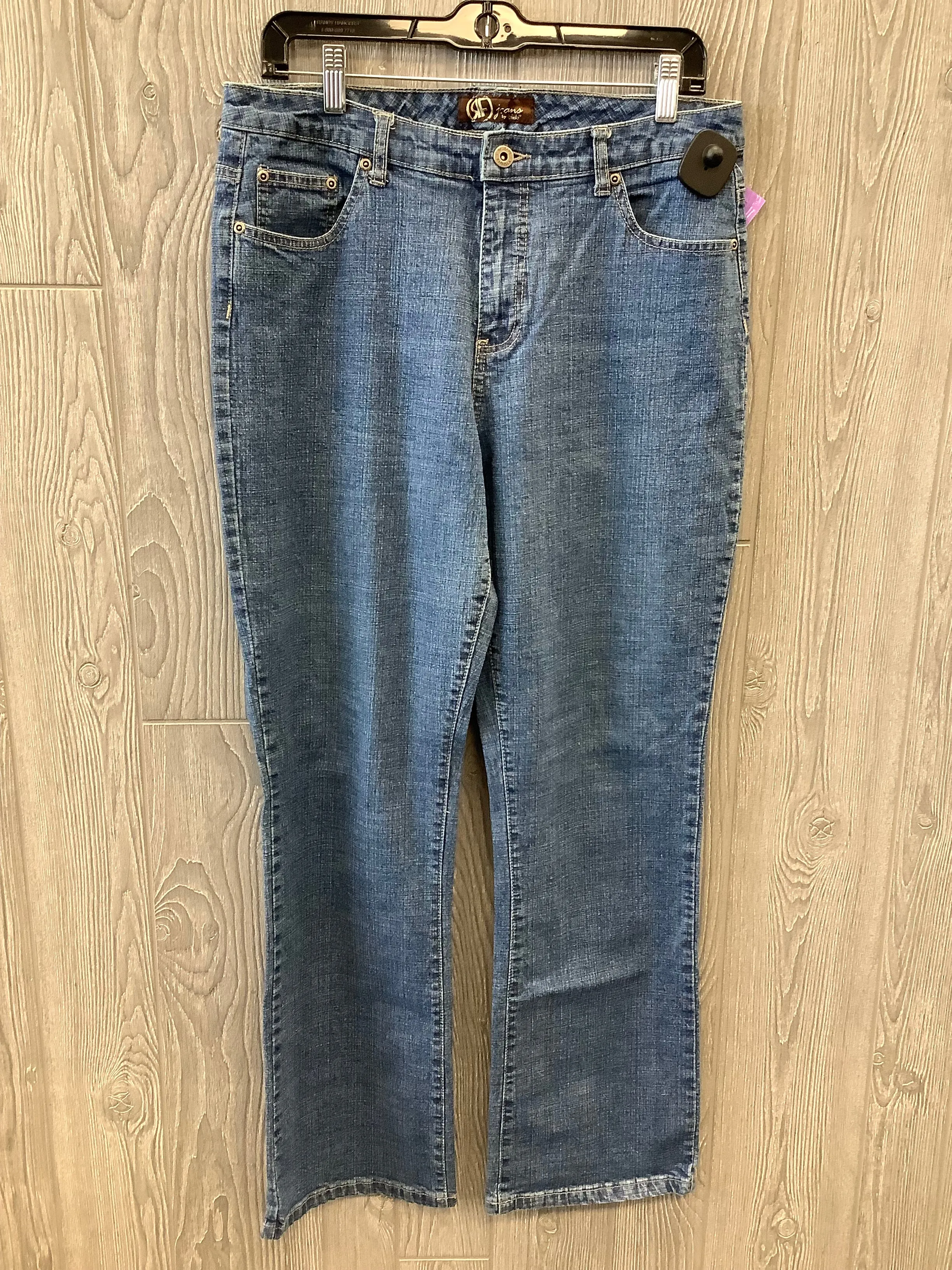 Blue Denim Jeans Straight Clothes Mentor, Size 12