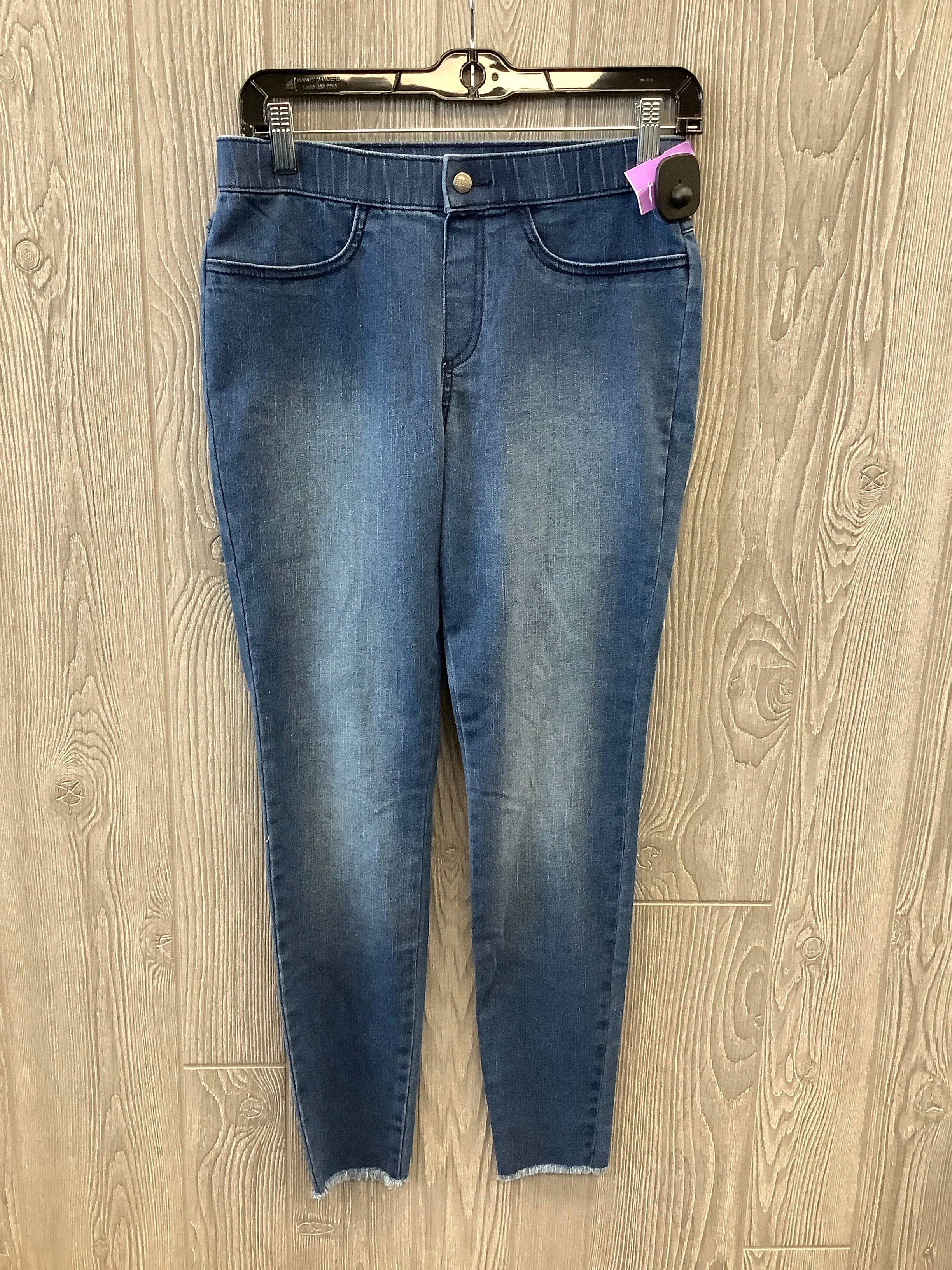 Blue Denim Pants Leggings Hue, Size 4