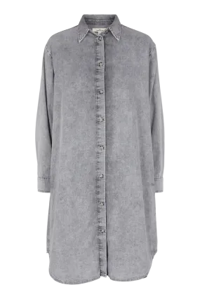 Bluebell Shirt Dress - Grey