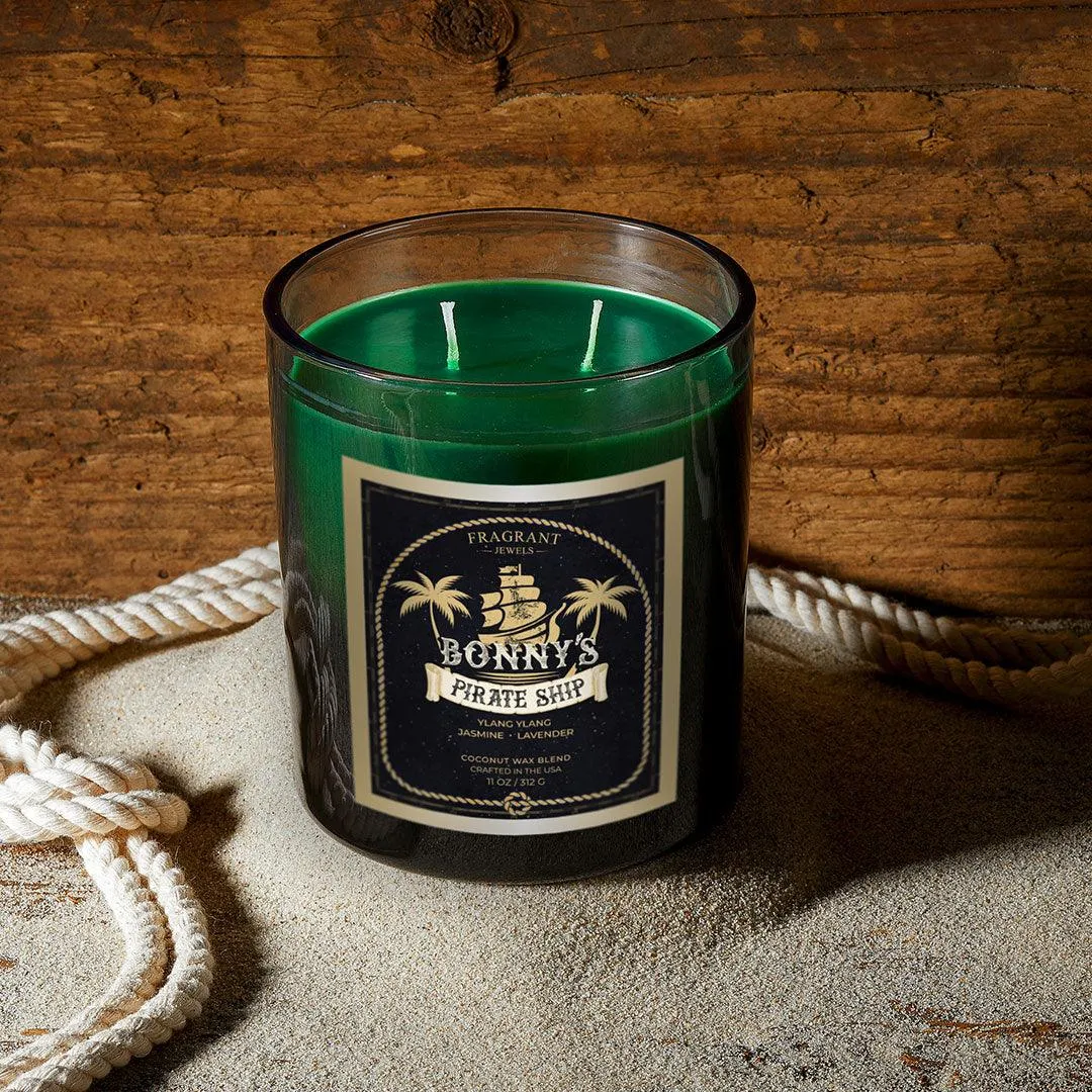 Bonny's Pirate Ship - Jewel Candle