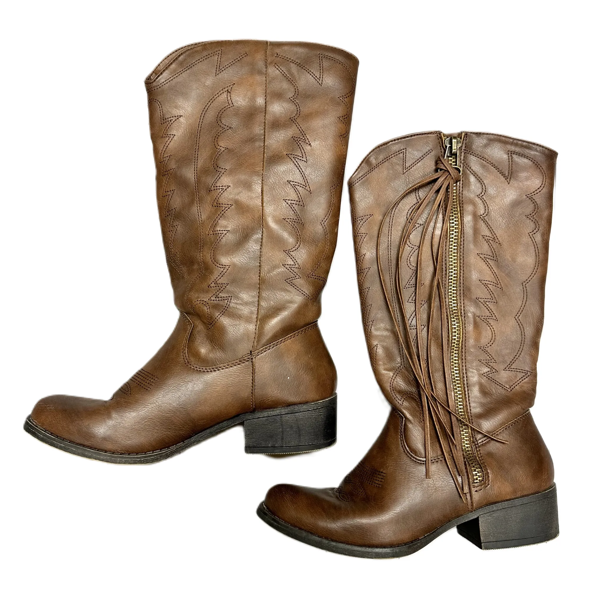 Boots Western By Madden Girl In Brown, Size: 7.5