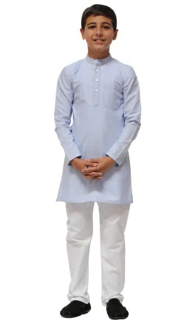 Boys Chambray Kurta Set