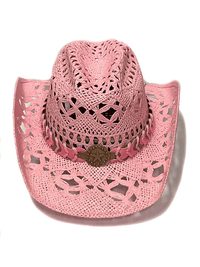 Bullhide NAUGHTY GIRL 2649P Western Straw Hat Pink