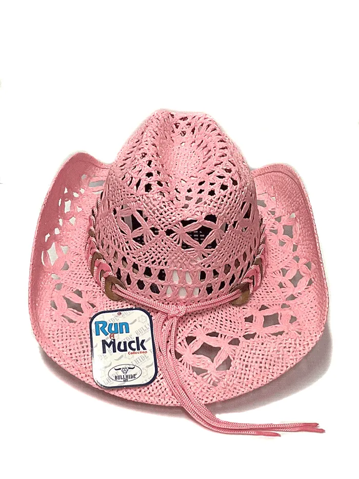 Bullhide NAUGHTY GIRL 2649P Western Straw Hat Pink