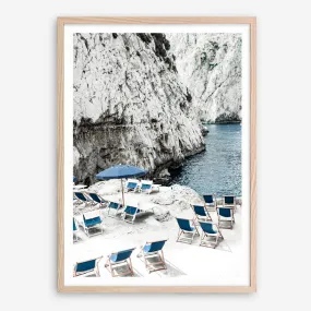 Capri Beach Club II Photo Art Print