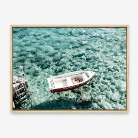 Capri Boat I Photo Canvas Print