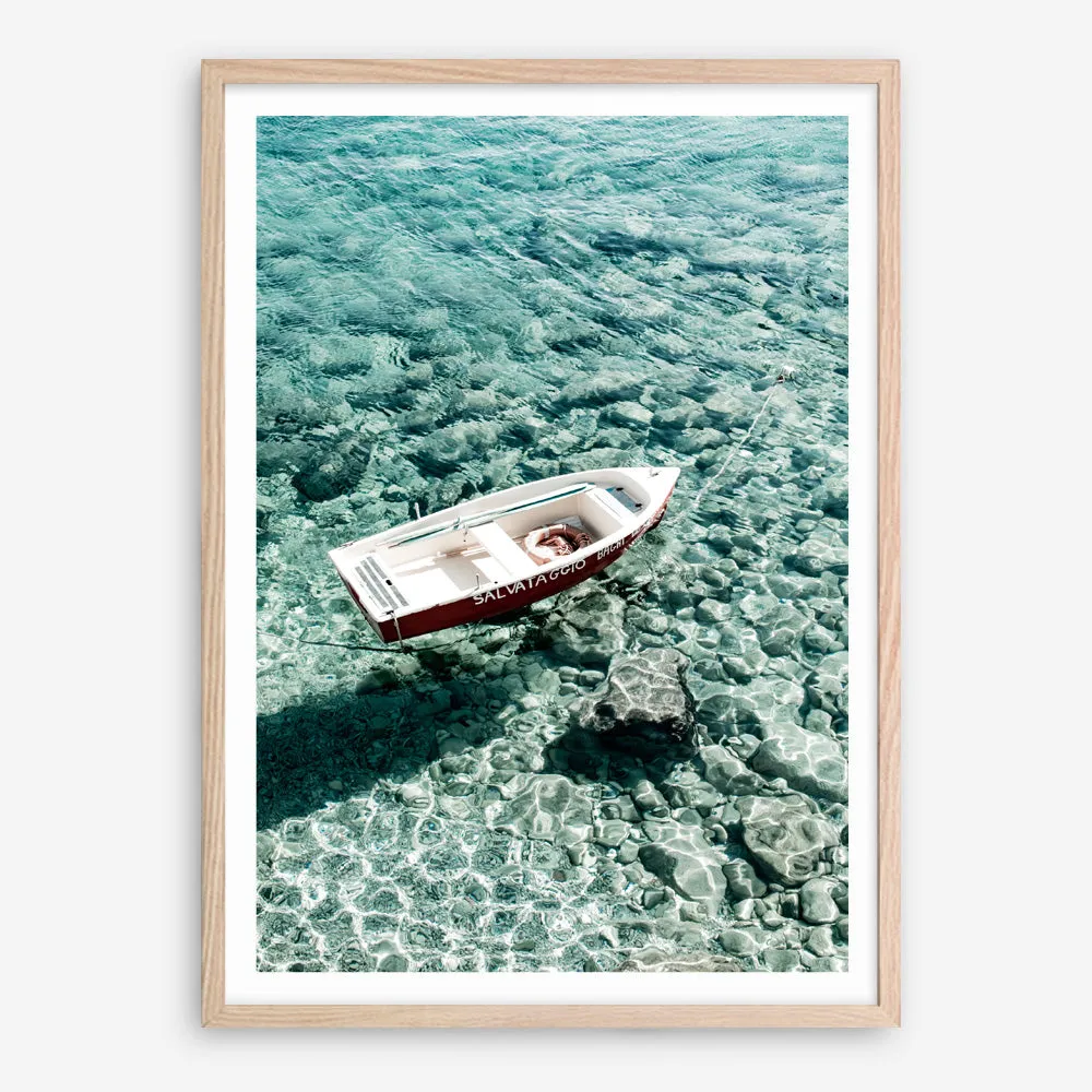 Capri Boat II Photo Art Print