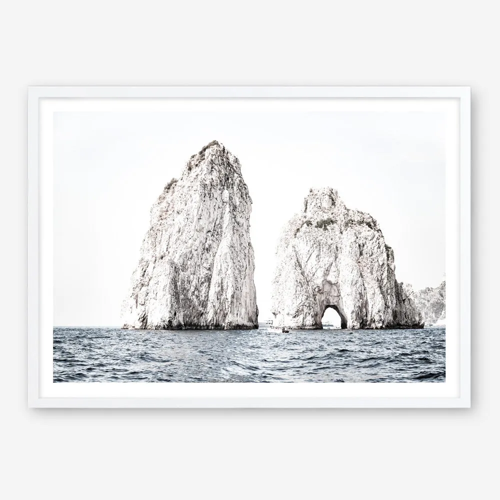 Capri Rocks Photo Art Print