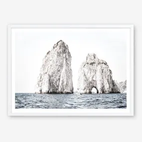 Capri Rocks Photo Art Print