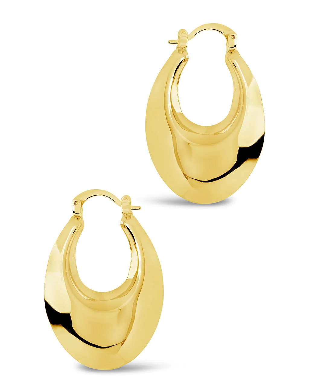 Capri Tube Hoop Earrings