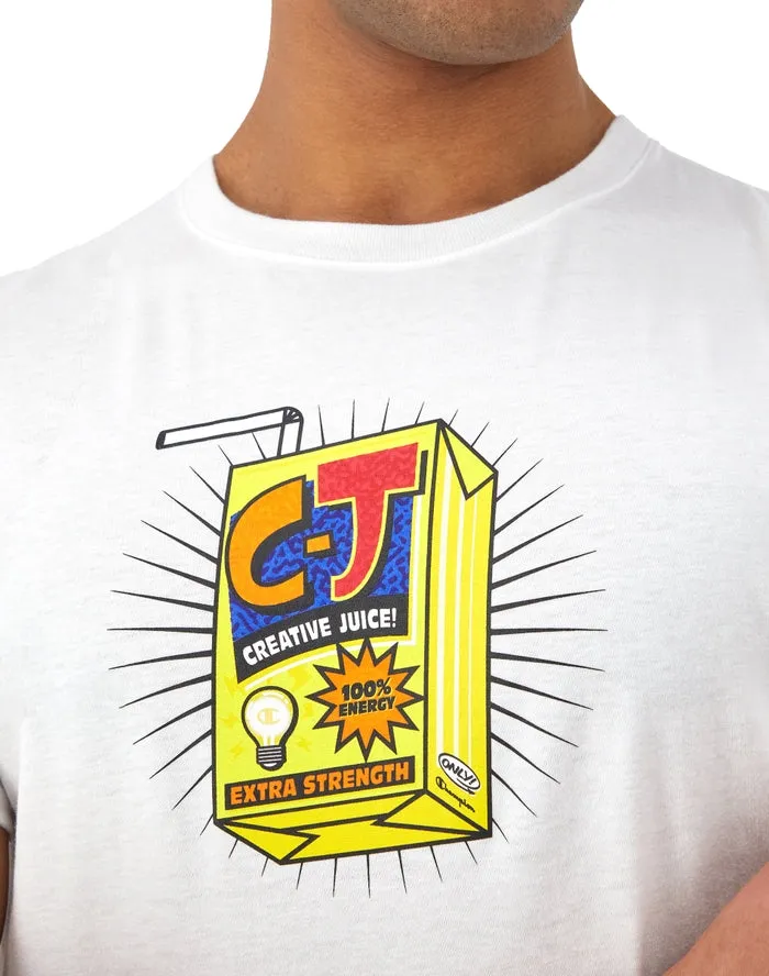 Champion Classic Graphic T-Shirt, Creative Juice White GT23H 586QLB 045