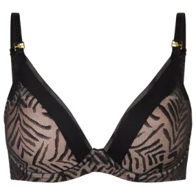 Chantelle Graphic Allure Plunge Bra Black