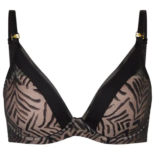 Chantelle Graphic Allure Plunge Bra Black