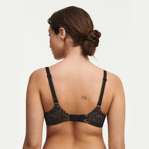 Chantelle Graphic Allure Plunge Bra Black